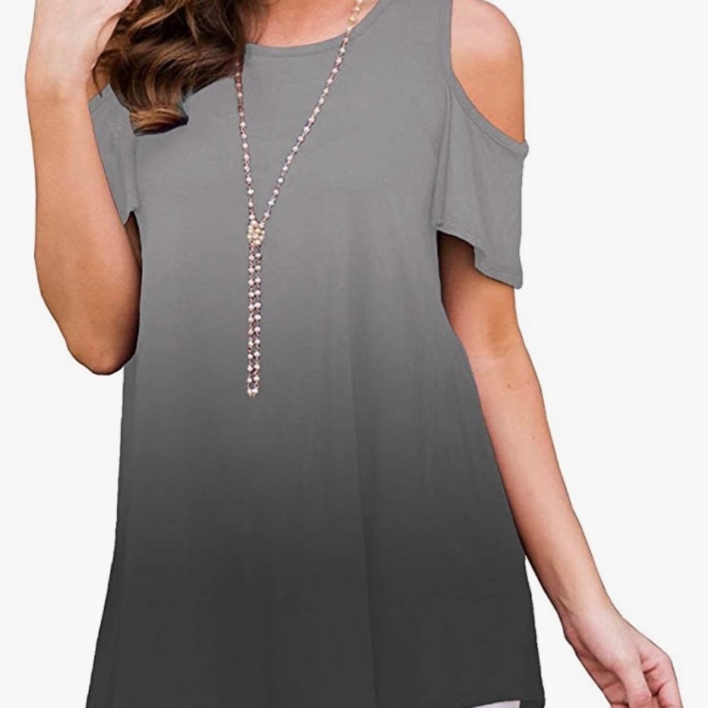 Open shoulder blouse